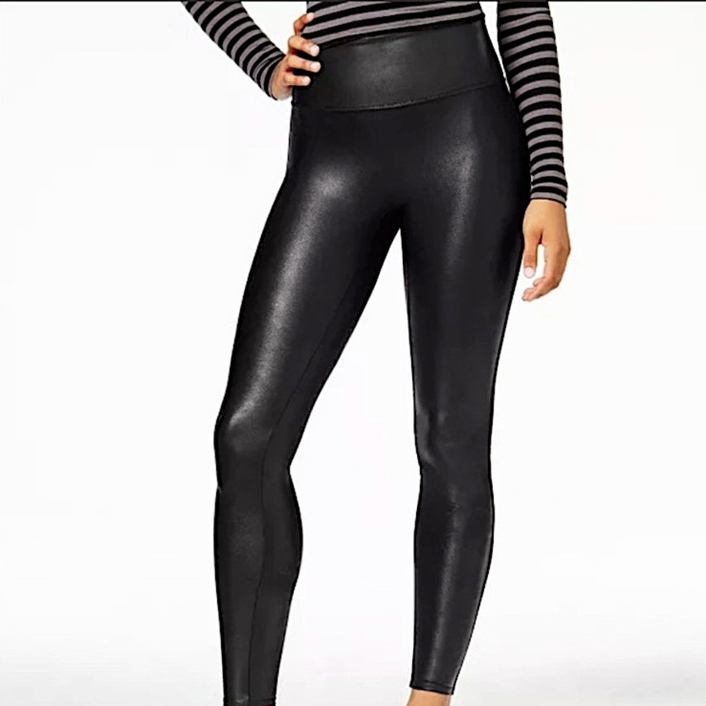 SPANX Faux Leather Leggings Women’s US Small